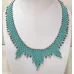 Collier perles dentelles, couleurs au choix – Turquoise Vert / Cuivre Collier perles dentelles, couleurs au choix – Turquoise Vert / Cuivre