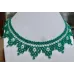 Collier netting triangle couleur deux verts Collier netting triangle couleur deux verts