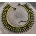 Collier perles tissé, géométrique, Jaune et noir Collier perles tissé, géométrique, Jaune et noir