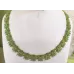 Collier perles dagues – Vert Olive / Cuivre