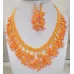 Collier perles corail – Orange Clair / Foncé Collier perles corail – Orange Clair / Foncé