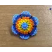 Bague fleur en perles
