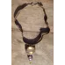 Collier Fermeture éclair et Cabochon verre faceté Collier Fermeture éclair et Cabochon verre faceté