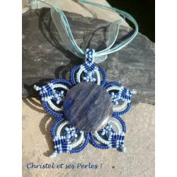 Pendentif DESERT SUN Labradorite bleue