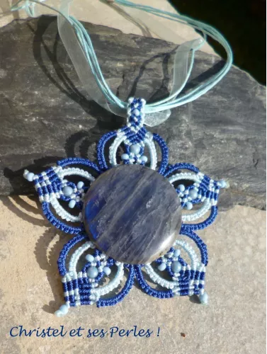 Pendentif DESERT SUN Labradorite bleue