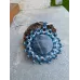 Pendentif macramé Soleil bleu et Labradorite Pendentif macramé Soleil bleu et Labradorite
